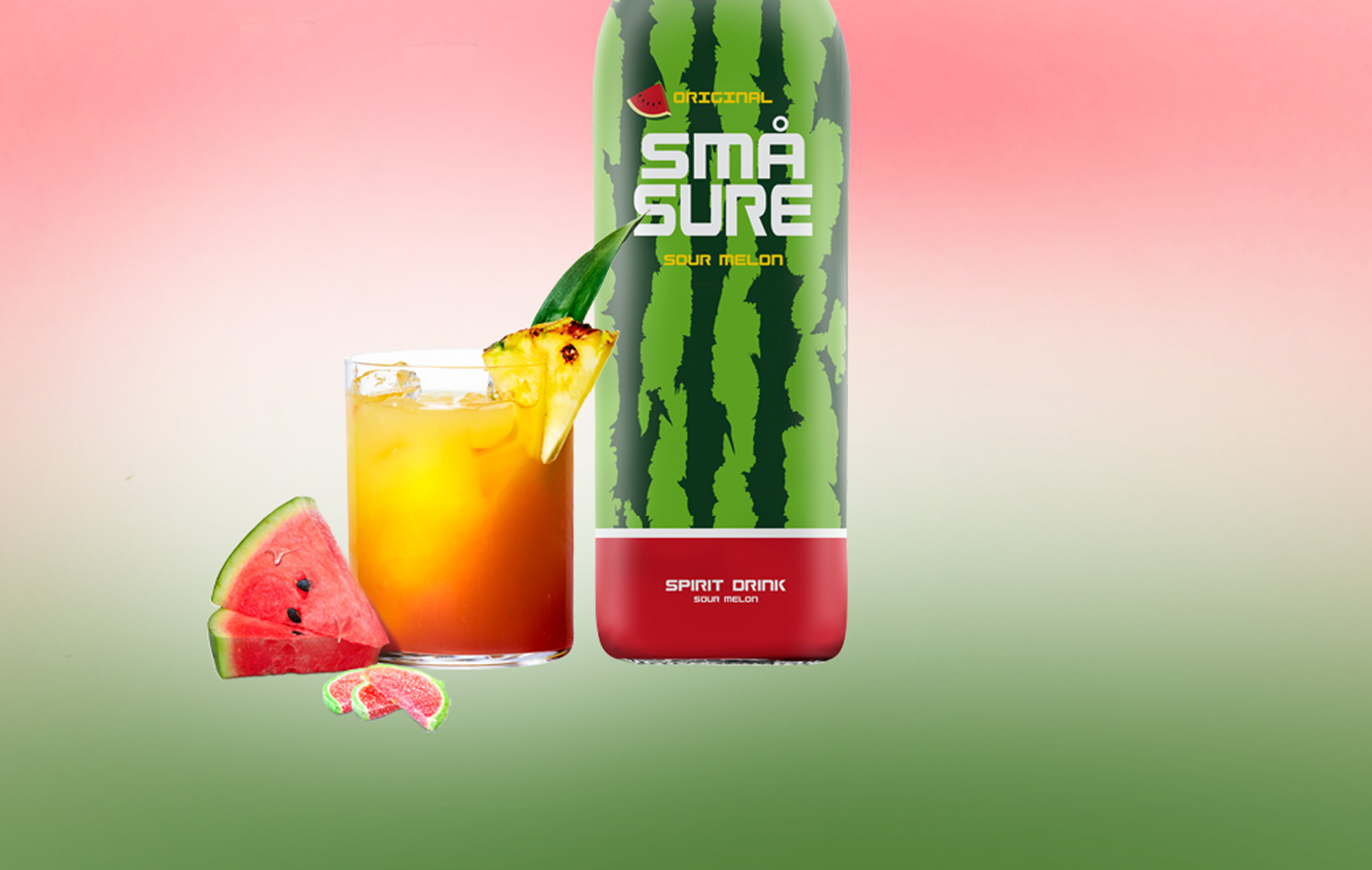 Mellow Melon Drink & Drinksopskrift SMÅ SHOTS